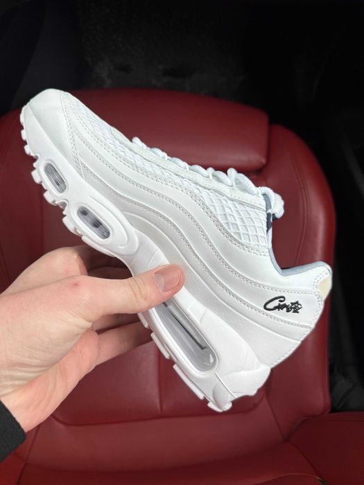 (ОПЛАТА ПІСЛЯ ОГЛЯДУ)Nike Air Max 95 Corteiz White Найк Аір Макс 95
