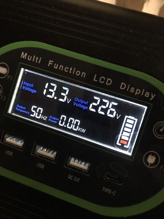 ユウシ Інвертор Minghaoxin (Datouboss) 2200/6000W 12В чиста синусоїда,: 5
