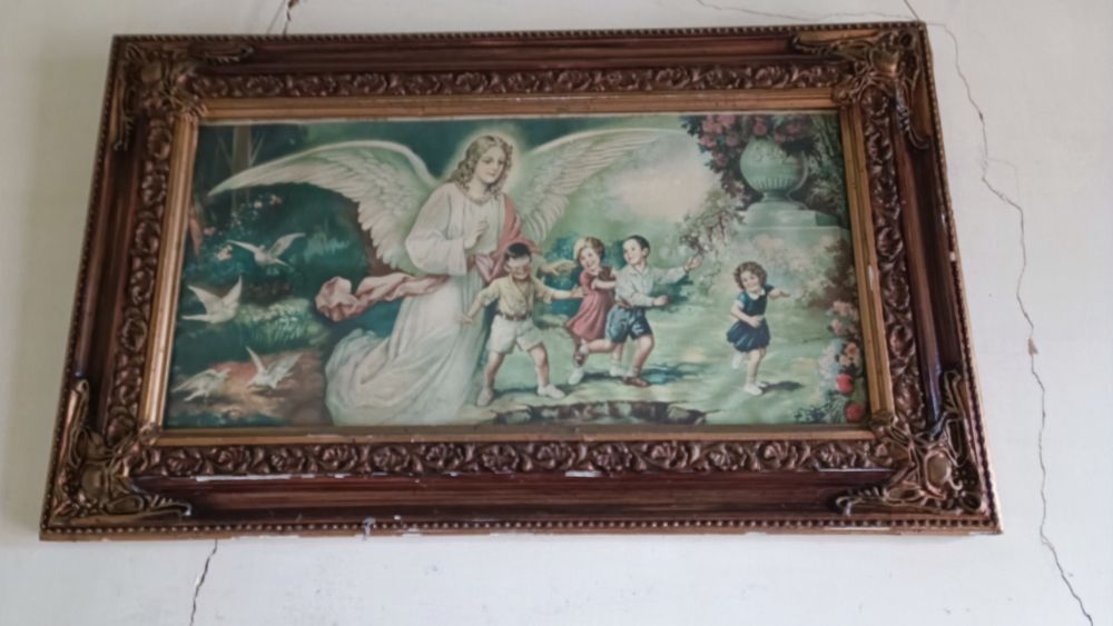 Quadro/imagem religiosa com mais de 80 anos