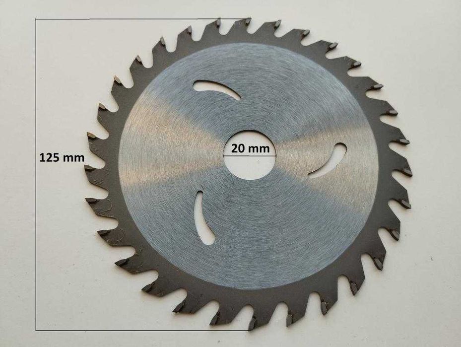 Disco Serra Circular 125mm, Furo de 20mm *** NOVO ***