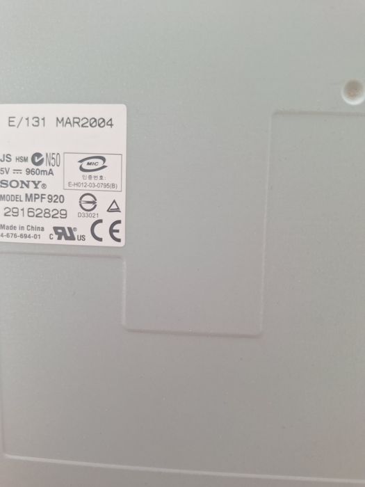 Sony MPF920 дисковод