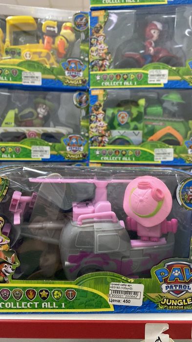 Щенячий патруль, Скай, Гонщик, Крепыш, Райдер, Маршал, Эверест