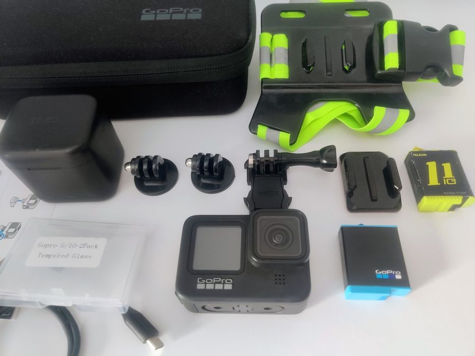 GoPro 9 великий комплект єкшн відео камера 5K 4K фото гоу про Hero