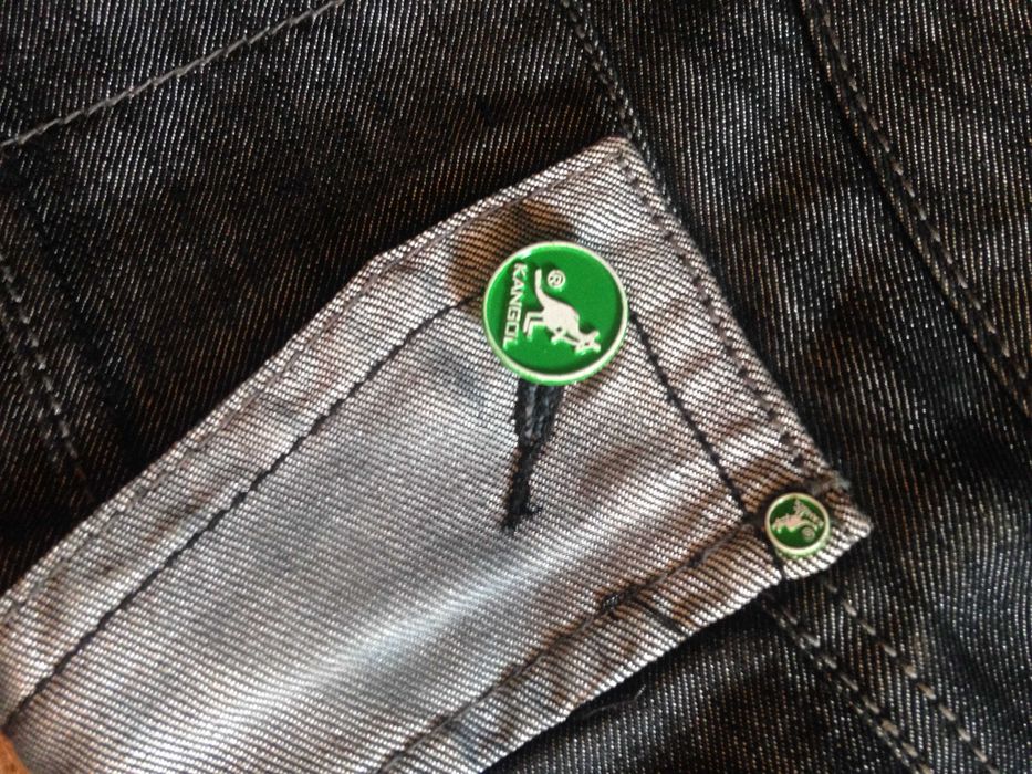 KANGOL  świetne konkretne spodnie jeansowe męskie UNIKAT-STAN IDEAŁ !!!