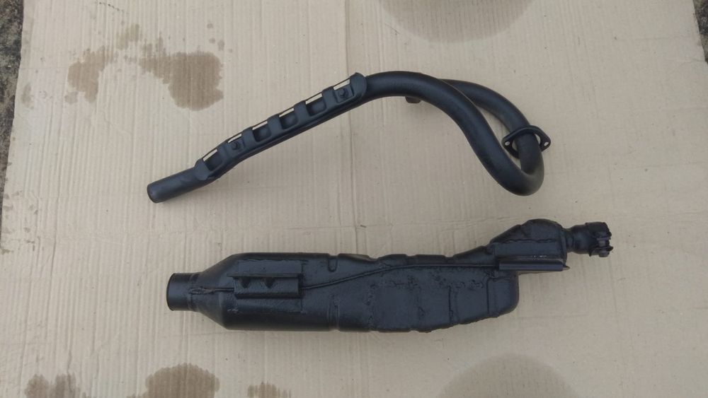 Conjunto Coletor Escape + Panela para TIMBERWOLF YAMAHA 250