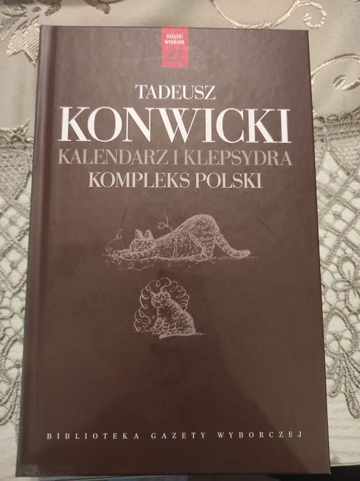 Tadeusz Konwicki kalendarz i klepsydra