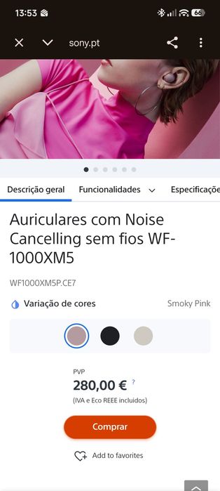 Auriculares SONY WF 1000 XM5