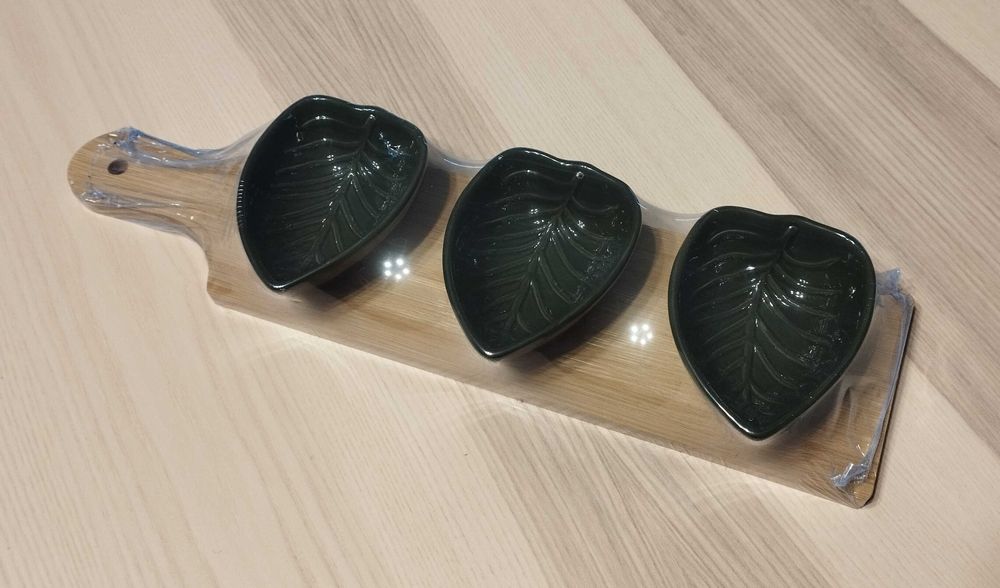 Поднос декоративный с пиалами новый