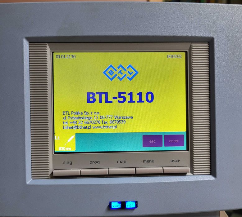 LASER BTL-5110 ze stolikiem stan idealny
