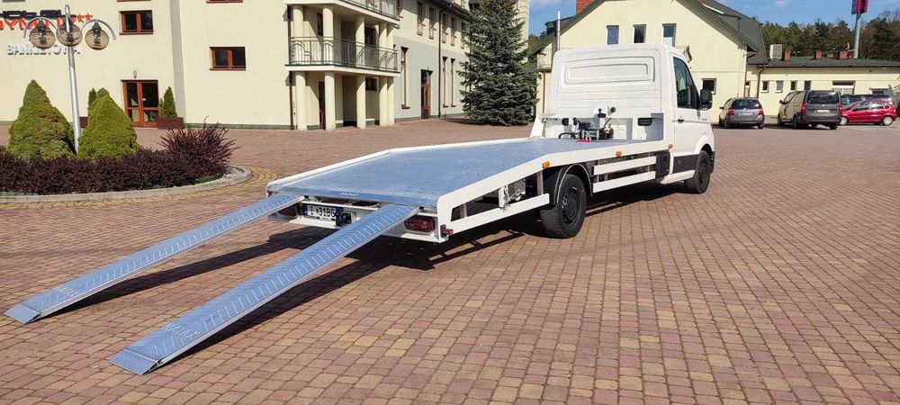 Volkswagen Crafter Man Zabudowa Autolaweta Laweta Najazd Aluminium