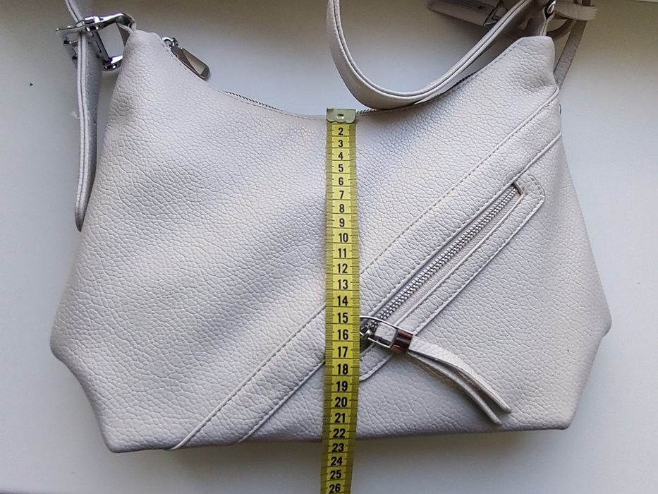 Сумка жіноча, сумка женская світло-сірого кольору через плече