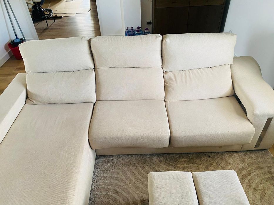 Sofá  cama com chaise long