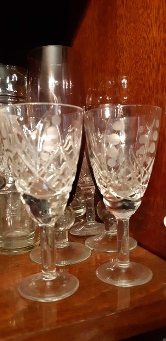 хрустальные и стеклянные бокалы - наборы неполные