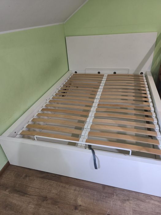 Duże łóżko Ikea,model MALM