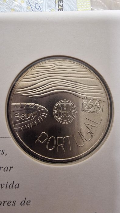 Moeda de colecção 5€ "o mar salva" 2019