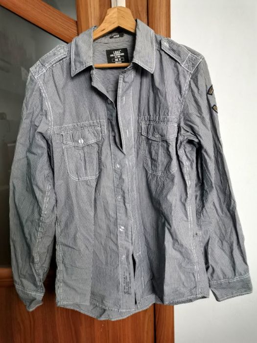 Koszula w prążki H&M M elegancka casual