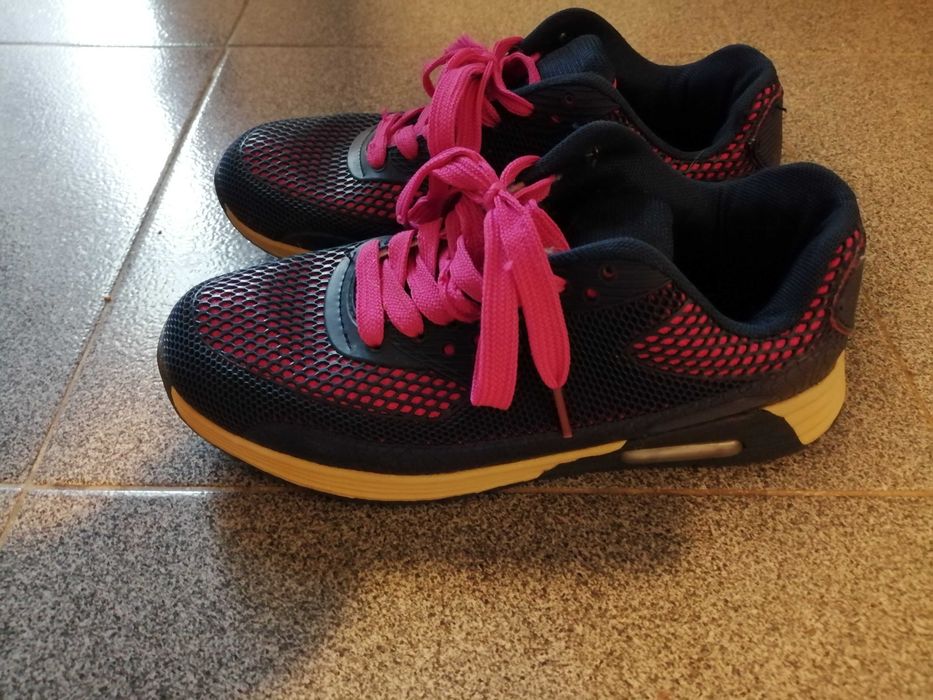 Sapatilhas Rosa e azul