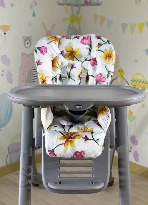 Стілець для годування Chicco Polly Magic Relax Стульчик чико Стул