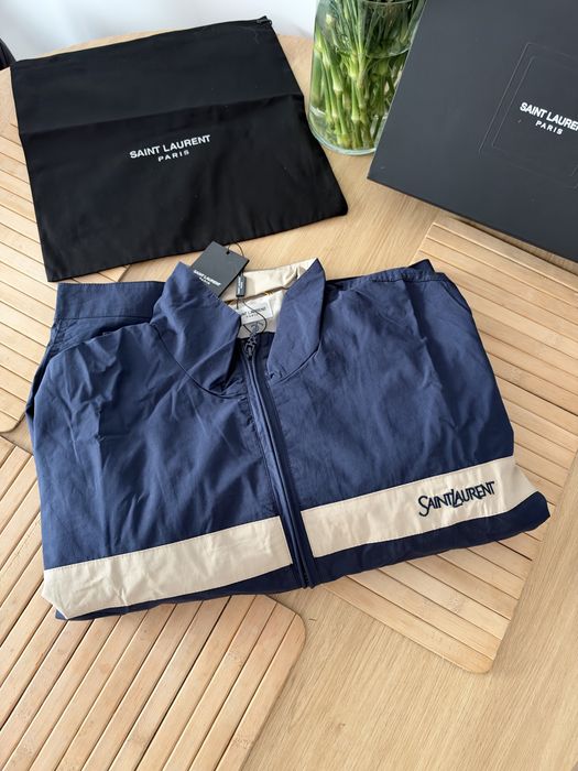 Kurtka YVES Saint Laurent Płaszcz YSL Narzutka Mastic Jacket
