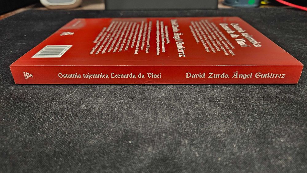 D. Zurdo A. Gutierrez - Ostatnia tajemnica Leonarda da Vinci(jak nowa)