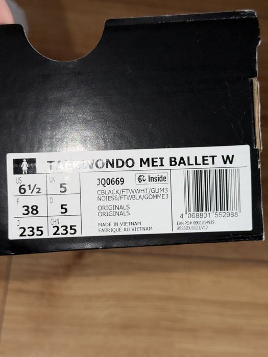 Замшеві балетки adidas Originals Taekwondo Mei Ballet W