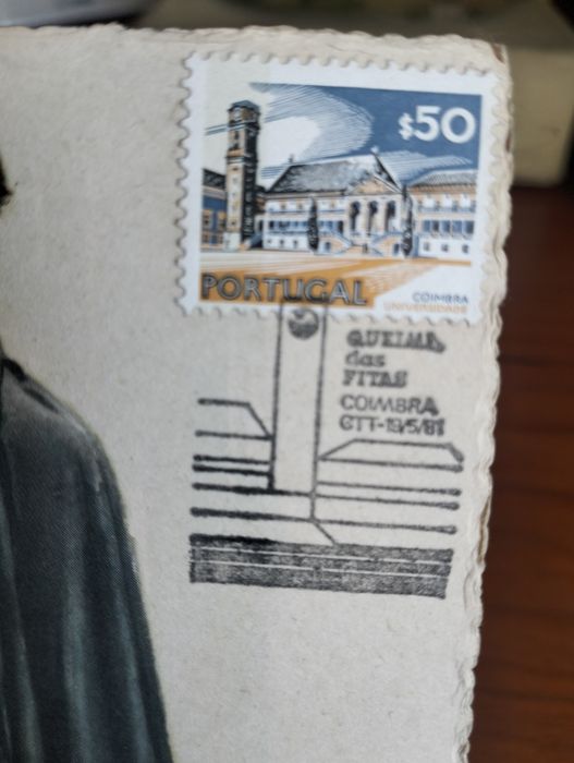 Antigo postal Queima das Fitas 1981