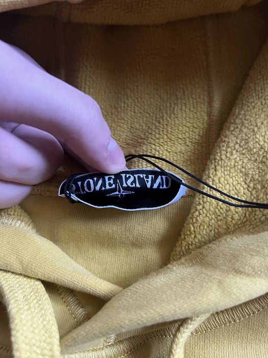 Stone island yellow Brushed Cotton L Original