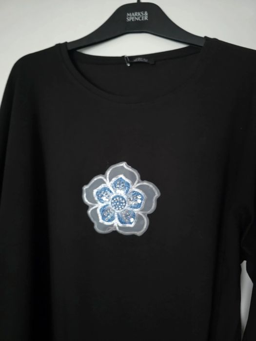 Seraj bawełniana rozszerzana tunika plus size xxl 48 50