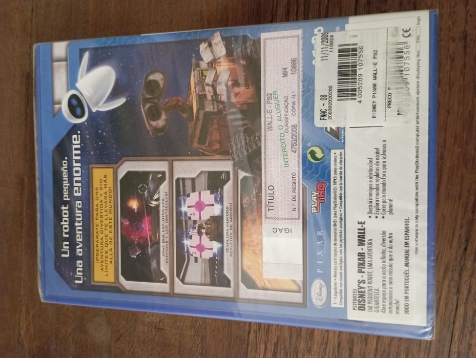 Jogo PS2 Wall E, novo