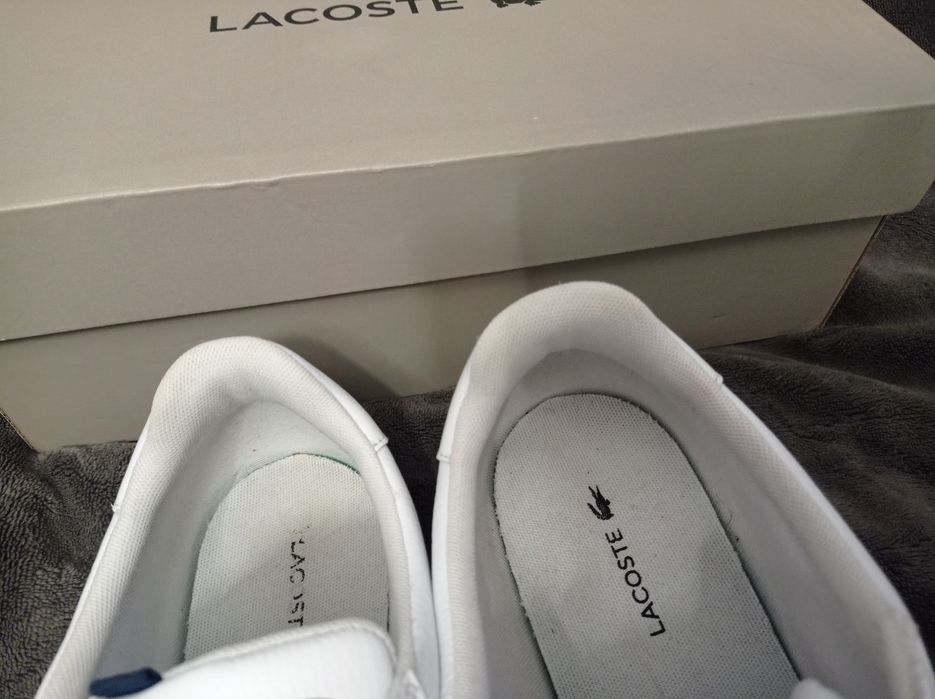 Buty Lacoste Chaymon rozmiar 45 skóra białe skórzane j Nowe męskie 29