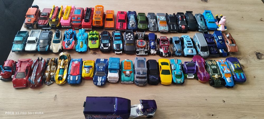 Hotwheels 58 sztuk