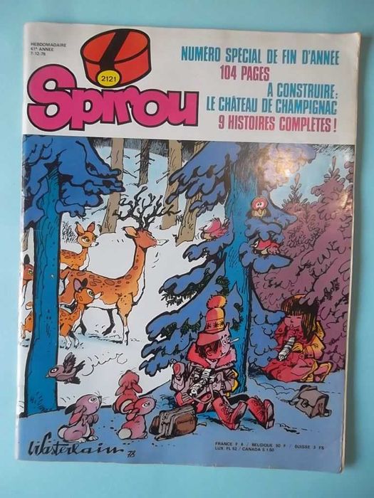 Revistas SPIROU em francês. Números especiais e com suplementos.