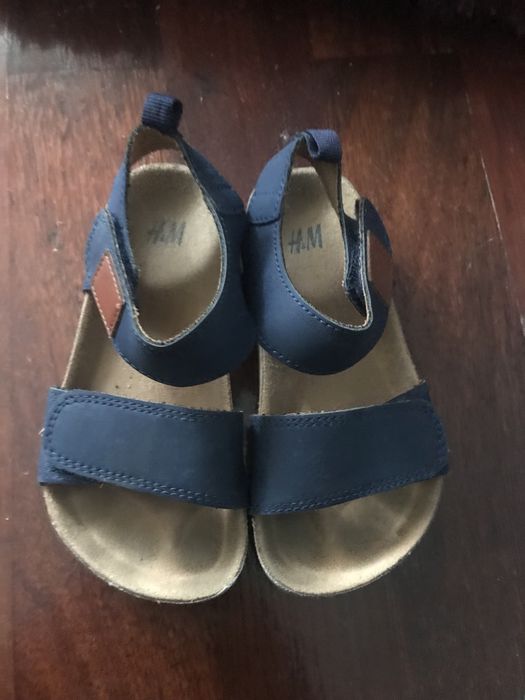 Sandalias menina, azul, 24, H&M