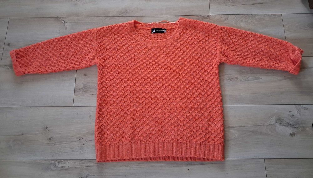 Oryginalny Pomarańczowy Damski Sweter Sweterek ATOMOSPHERE r. L
