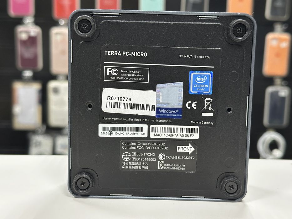 Intel Nuc J4005 8GB 256SSD