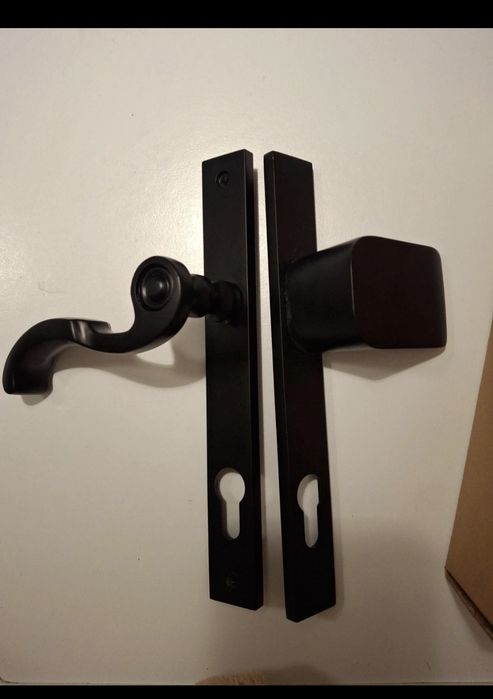 Okazja Klamka lewa + uchwyt czarna nowa bez paragonu
