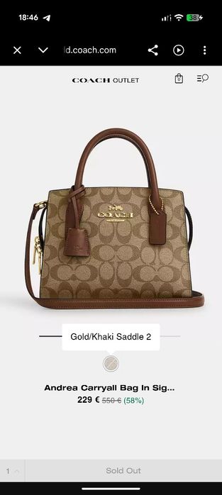 Оригінальна сумка Coach