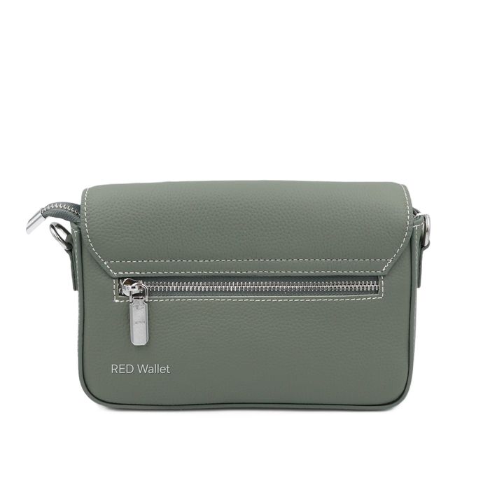 Сумка жіноча шкіряна leather 8918 green Сумка женская кожаная