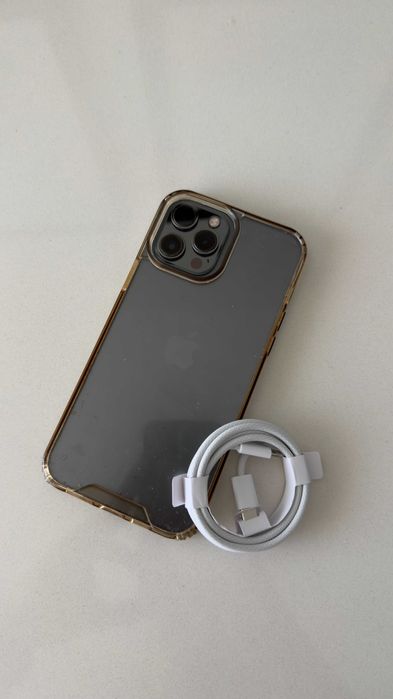 Apple iPhone 12 Pro Max 128GB 75% "cinza" + capa e cabo