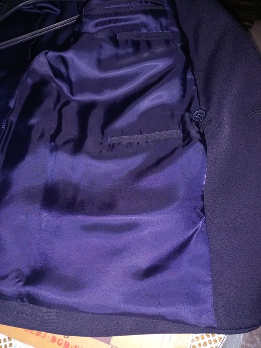 Blazer de homem azul escuro