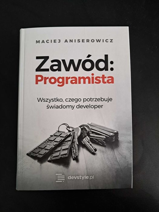 Maciej Aniserowicz Zawód Programista (z autografem)