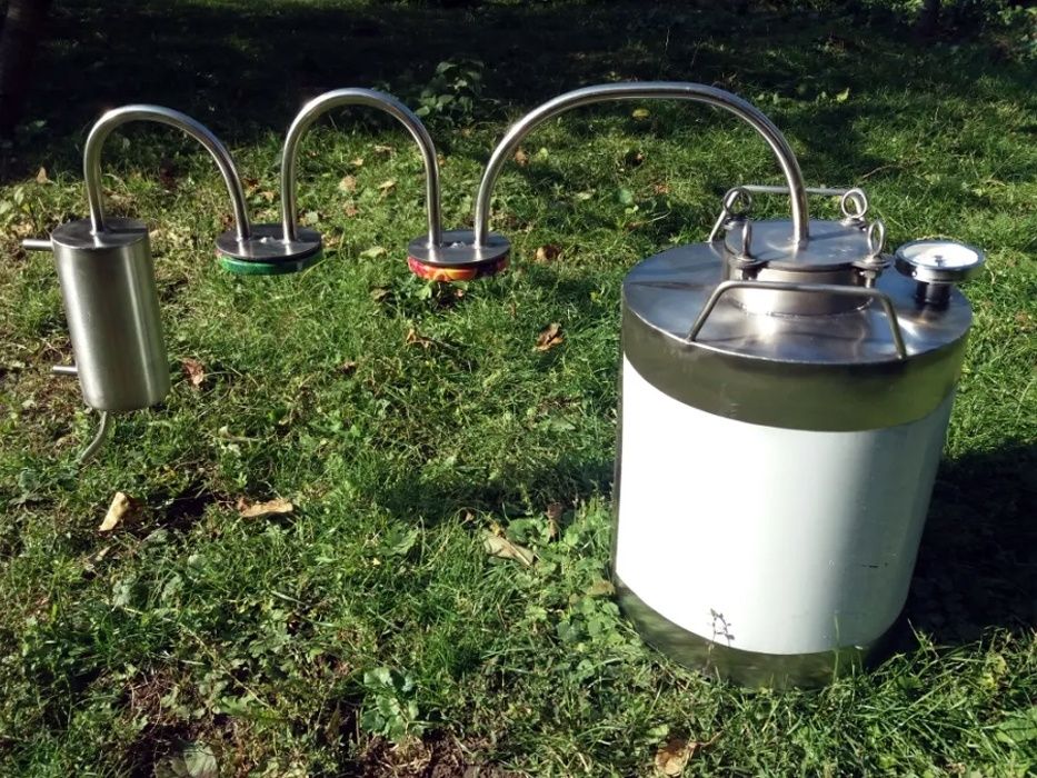 Дистиллятор, холодильник с двумя сухопарниками ТВИСТ, aisi304