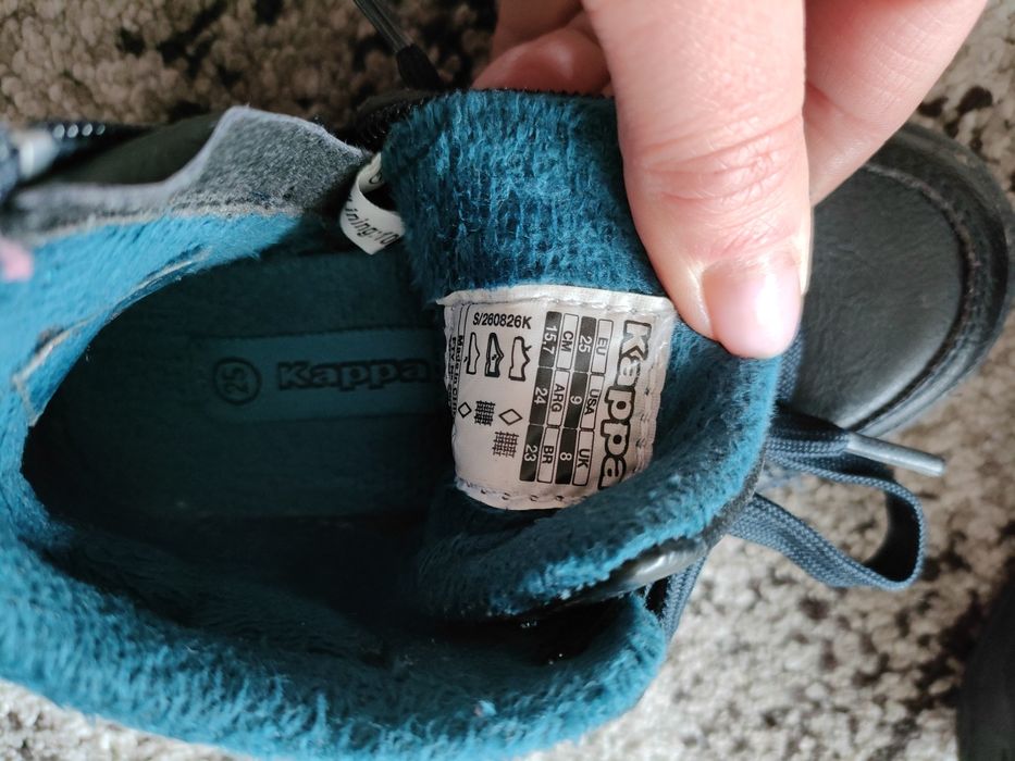 Buty chłopięce przejściowe dla chłopca kappa roz 25