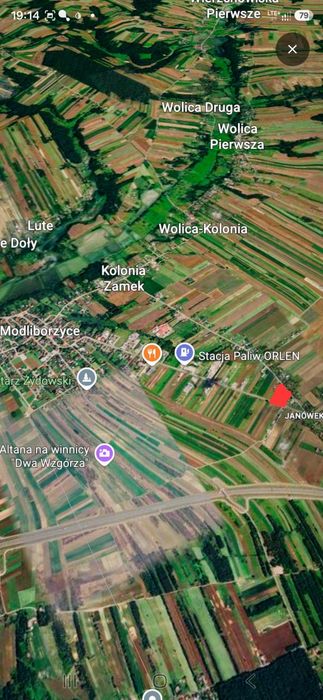 Działki budowlane Kolonia Zamek przy drodze wojewódzkiej 848. - Widok 3