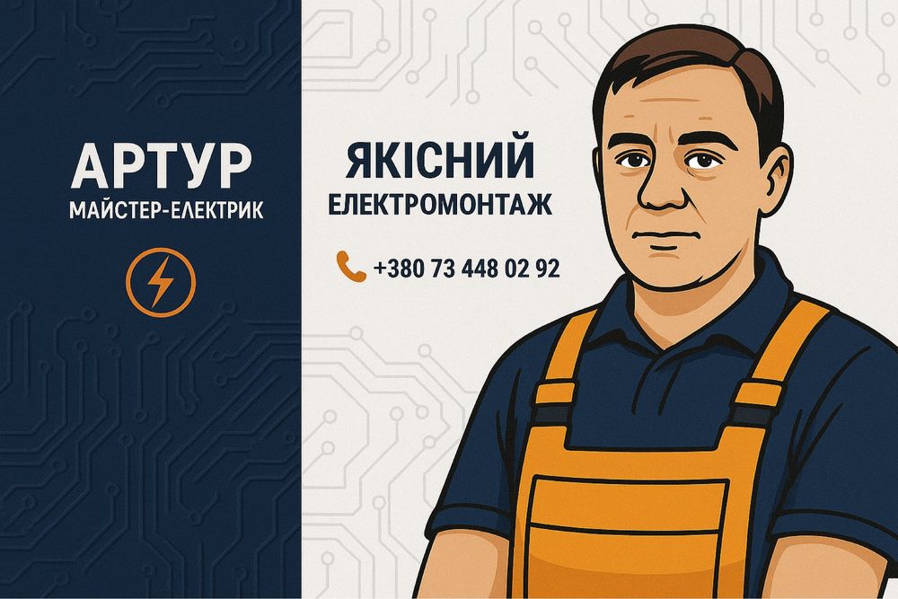 Послуги електрика, електрик, електромонтаж