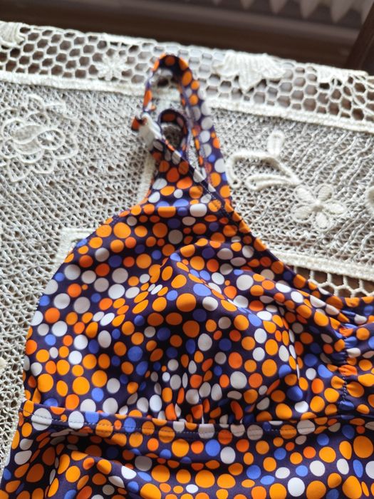 Dwuczęściowy kostium kąpielowy tankini do karmienia na regulowane rami