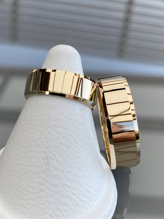 ZŁOTE Obrączki Ślubne PARA-PR 375 6mm wszystkie rozmiary jedna cena