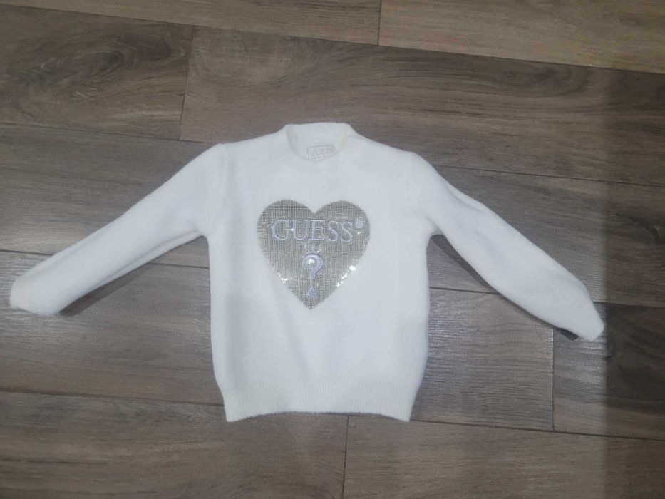 Sweter Guess biały rozmiar 92-98