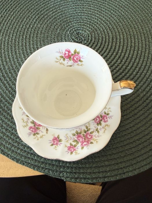 Royal Ascot vintage filizanka ze spodkiem