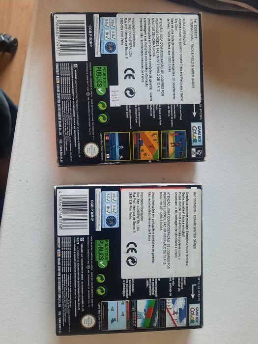 GAME BOY color 2 Jogos na caixa